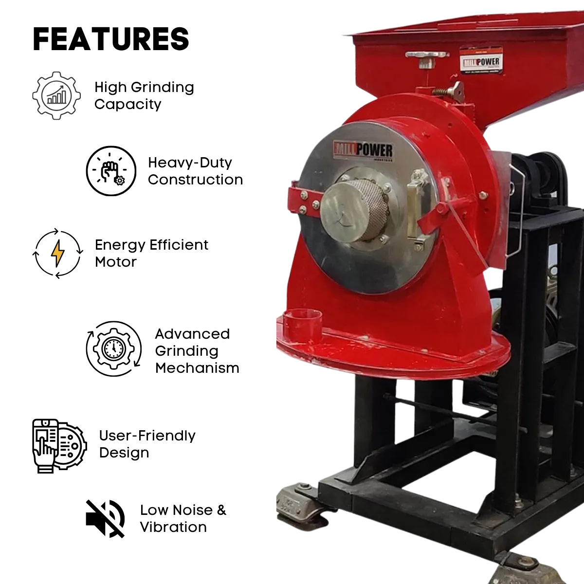atta flour machine features