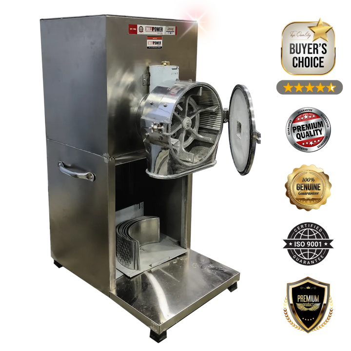 commercial flour mill machine SS side